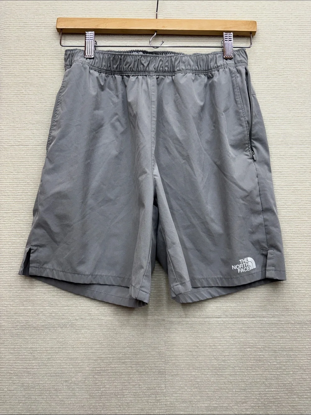 The North Face Light Gray Athletic Shorts small